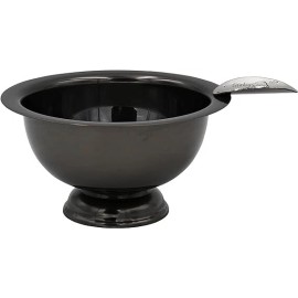 Stinky Cigar Personal Size Ashtray with 1 Stirrup, Compact, Black Nickel