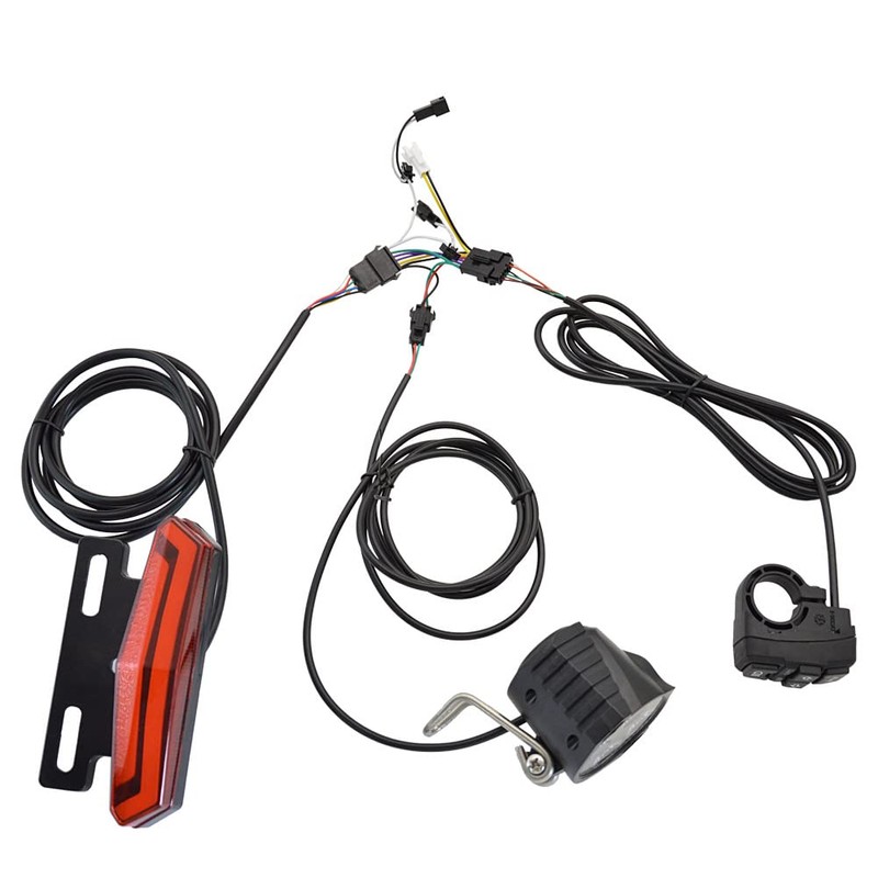 Mochalight Bike Headlight-Taillight Combinations -24V to 48V E-Bike Headlight Turn