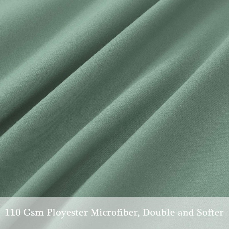 PiccoCasa Pillow Cover Body Pillow Case Microfiber Long Large Life