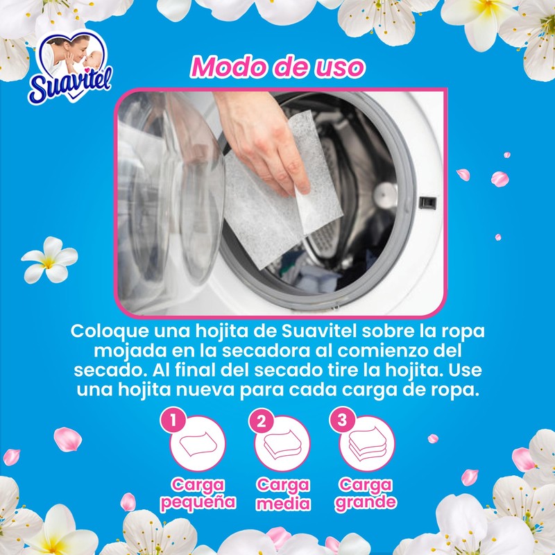 Suavitel Sheets 20 sheets, Field Flowers