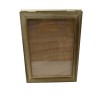 FixtureDisplays 8.3x11.7" Vintage Picture Frame Coutertop Sign Frame Aged Wood