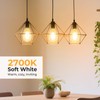 GvvooHome Dimmable LED Edison Bulbs, 2700K Warm White, 6W Equivalent