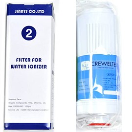 Mediqua Water-Ionizer Products Replacement Filter 2 for AK-2000 and Crewelter Water Ioniser