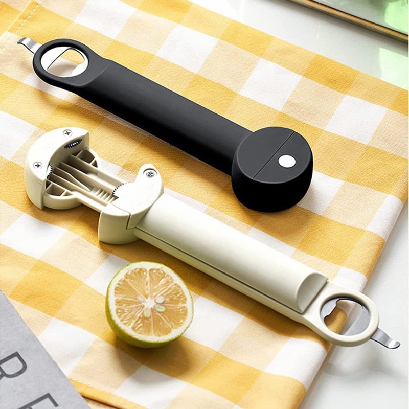Multifunctional Retractable Bottle Opener - Adjustable Multifunctional Can Opener Jar