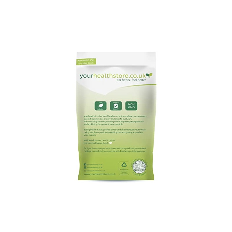 yourhealthstore Cassava Flour 500g, Gluten Free, Premium Quality All Purpose