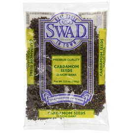 Swad Premium Quality Cardamom Seeds Decorticated (Elaichi Dana) / 100g., 3.5oz