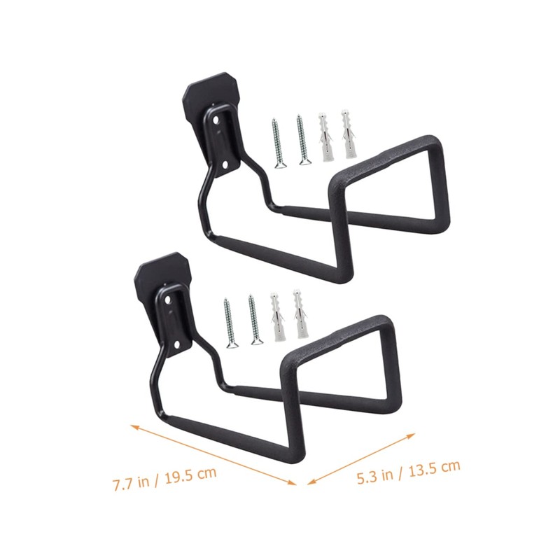 TEHAUX 2pcs Pipeline Coat Hanger Garage Wall Hangers Water Ladder