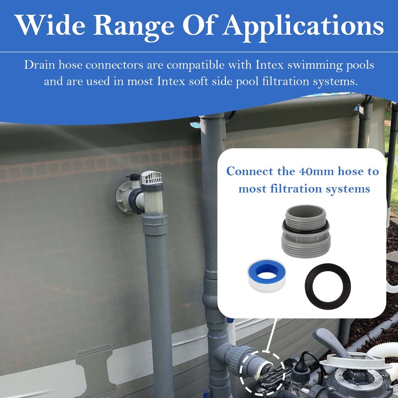 PalpitateC 4560 Pool Hose Conversion Kit Compatible with Intex Pool