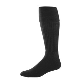 Augusta Sportswear Standard Soccer Socks, Black, Large