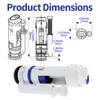 Lychee Light Dual Flush Valve & Push Button Replacement Parts