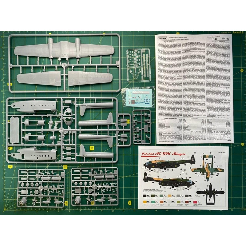 Roden RD322 - 1/144 Fairchild AC-119K Stinger