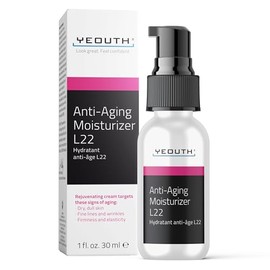 YEOUTH Crema Facial Antiarrugas con Jojoba y Manteca de Karité - Crema Hidratante para Mujer y Hombre - Para Arrugas, Firmeza y Suavidad en la Piel de