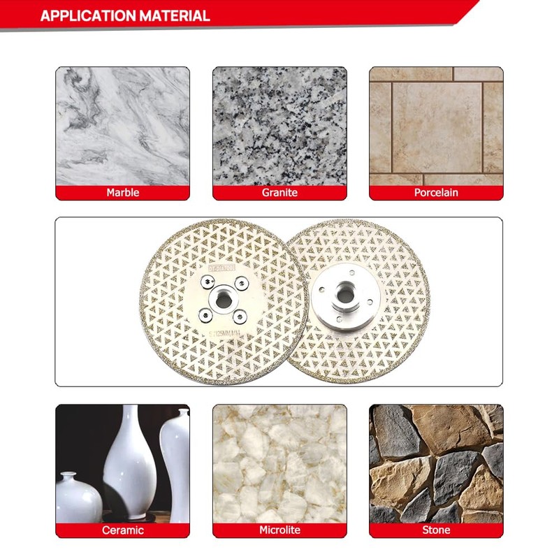 DT-DIATOOL Diamond Cutting and Grinding Discs 9 Inch / 230mm