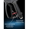 Short Pressure Washer Gun, 5000 PSI Max Swivel High Pressure