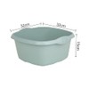 32cm Plastic Silver Sage Washing up Bowl, 9L Litre Capacity
