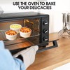 LOYIM 12 Pack 8 oz Ramekins with Lids Oven Safe