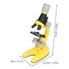 Kids Microscope Kit LED 1200X Microscope with Specimen Slides Science