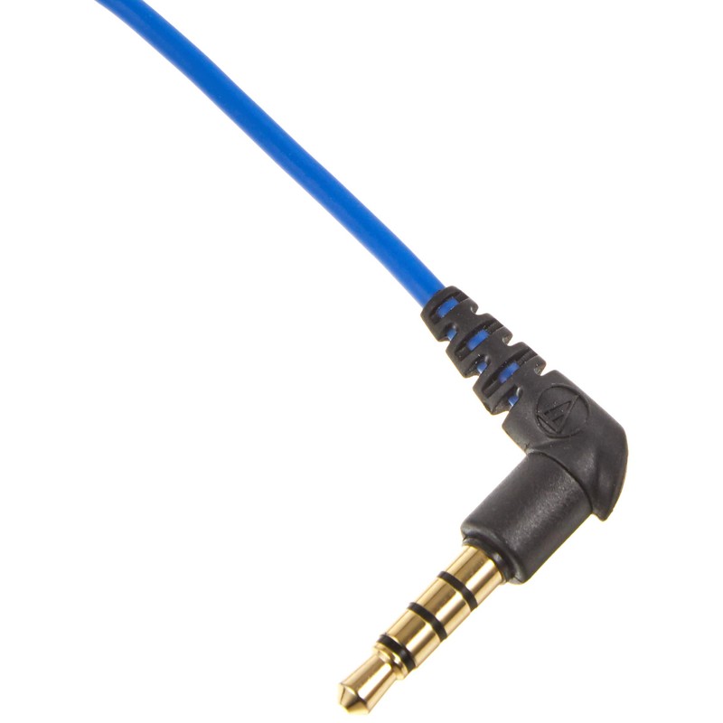 audio-technica SoundReality スマートフォン用カナル型イヤホン リモコン/マイク付 ブルー ATH-CKR30iS BL