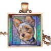 Donna Bedrick Yorkshire Terrier/Yorkie/Silky Terrier Puppy Dog on Crystal and