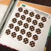 Chess Board Pieces Pattern Planner Calendar Scrapbooking Crafting Stickers