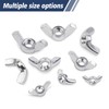 DIN 315 Wing Nut M5, Leryati Pack of 10 Stainless