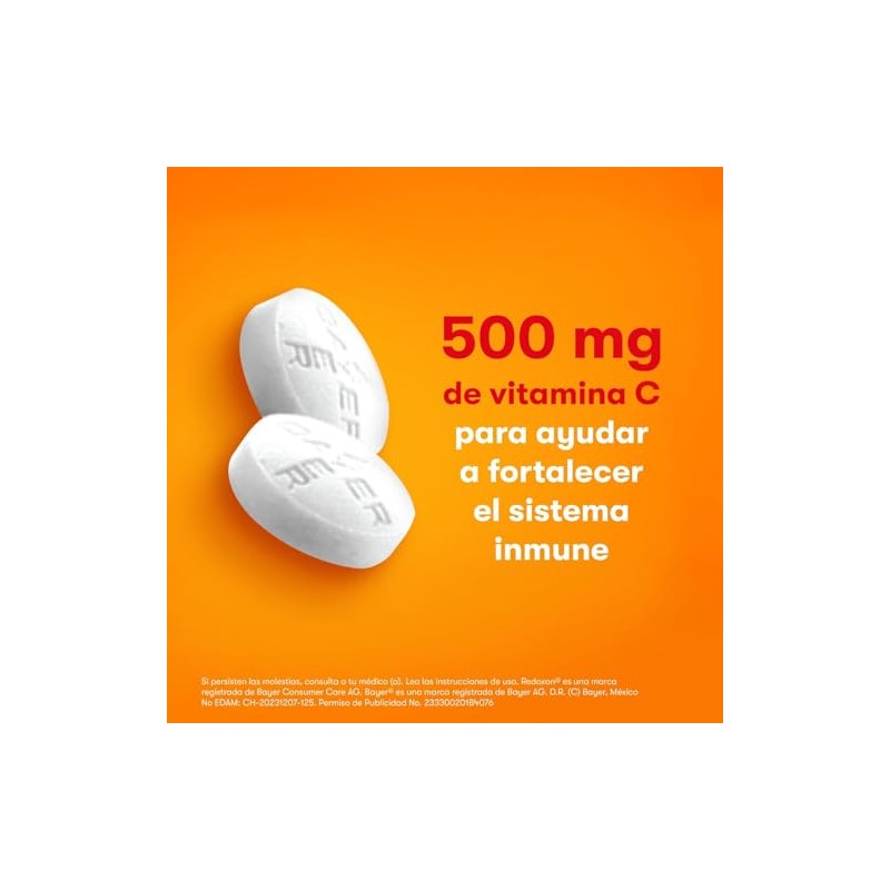 Redoxon 500mg Vitamina C, Prevención y Tratamiento de la Gripa