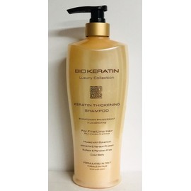 Bio Keratin Luxury Collection ~ Thickening Shampoo for Fine & Limp Hair 33.8 oz
