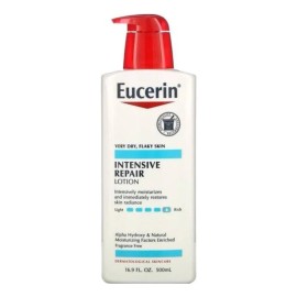Eucerin Intensive Repair Crema Corporal 500ml | Hidratación Avanzada para Piel Extra Seca | Repara, Suaviza Asperezas, Exfolia Suavemente y Restaura la Barrera Cutánea