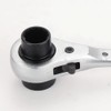 Double-ended Ratchet Wrench with Bend Shino 2 Sizes (0.7 x