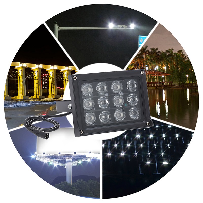 Infrared Light 12pcs Array IR LEDS IR Auxiliary Lamp Night
