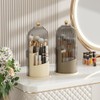 Makeup Brush Holder, 360° Rotating Makeup Organiser High Capacity Acrylic