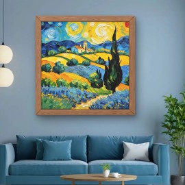 Starry Farmhouse Wall Art