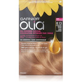 Garnier Olia Oil Powered Permanent Haircolor, 8.13 Champagne Blonde