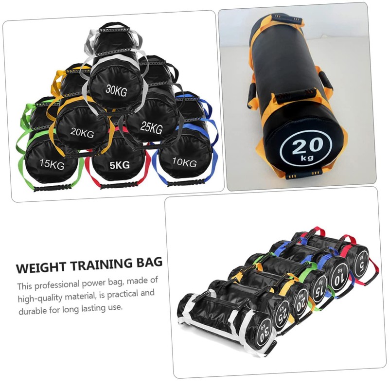 BIUDECO Fitness Bags Sand 20kg Training Sandbag Gym Equipment Home