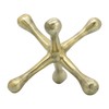 Sagebrook Home Metal Jacks Abstract Sculpture for Room, Bedroom or