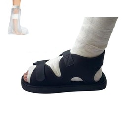 LAROTSUBA Post Op Shoe for Broken Foot,Medical open-toe plaster shoes,Recovery Shoe,Lightweight Medical Walking Boot for Left or Right （X-Large）