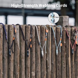 PGYTECH LinkGo Hand-Braided Phone Strap, Adjustable Phone lanyard Crossbody with Lens Cloth for Photography, Anti Theft and Quick Release for All Smartphones