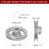 sourcing map Industrial Sewing Machine Clutch Motor Pulley 15mm Inner