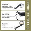 LEAVAN Chrome Hood Mirrors Assembly Compatible with 2018 2019 2020