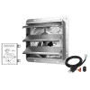 iPower 12 Inch Shutter Exhaust Fan with Temperature Controller and