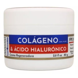 Crema Regeneradora Acido Hialuronico Colageno Vitamina 80gr Momento De Aplicación Día/noche Tipo De Piel Todo Tipo De Piel
