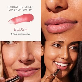 MDSolarSciences protector labial hidratante FPS 30 - Humectante labial con FPS 30 cicatrizante - Fórmula natural, vegana y sin químicos - protector hidratante, cremoso - Rosado - 4.2 g