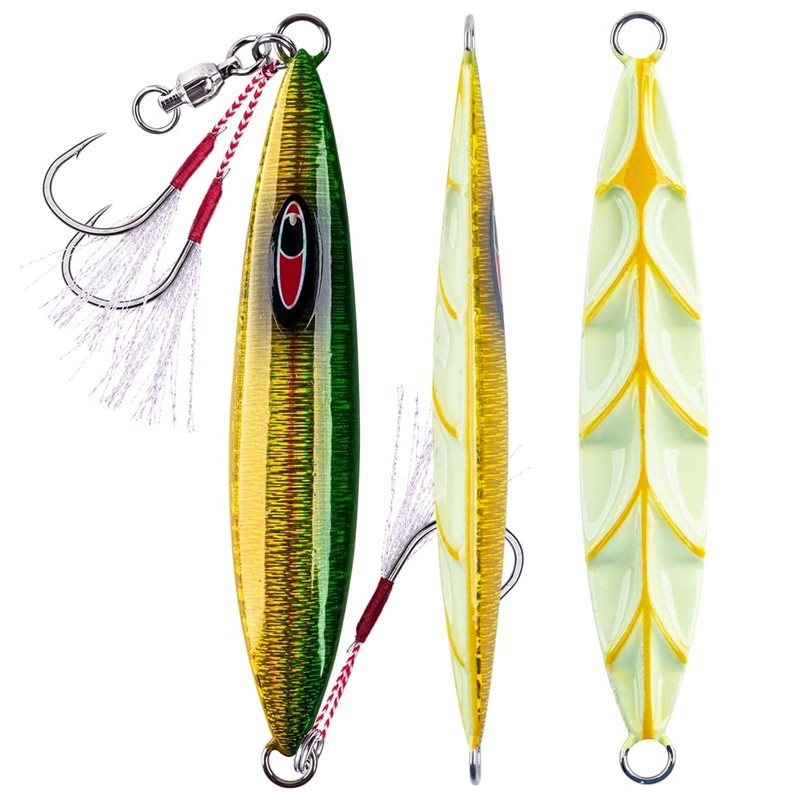 Goture Metal Jig Set, Luminous Slow Jigging, Offshore, Short, Hairtail,