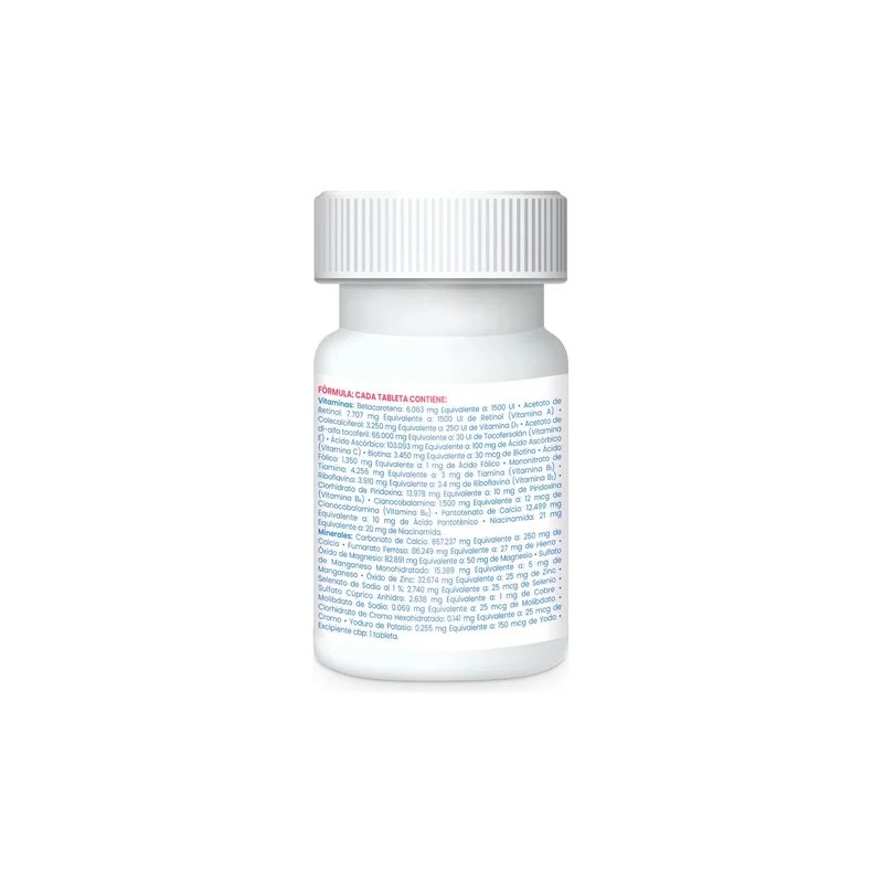 Suplemento Multivitamínico Nestlé Materna Frasco 30 Tabletas