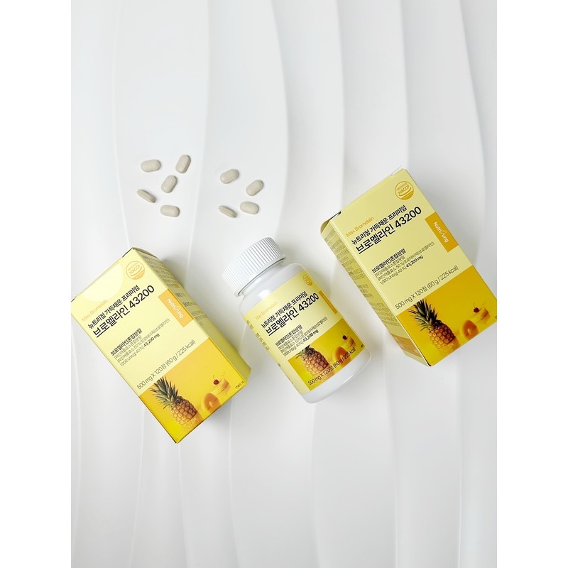 Nutri Tablets Large Capacity 120 Tablets Filled with Premium Bromelain