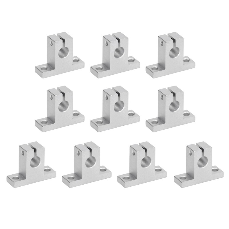 10 Pcs Linear Motion Rail Guide Support Aluminum Alloy High