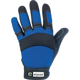 MASTER elysee® Mechanicals Gloves Workwear - Black/Blue, 9