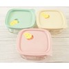 Lock&Lock Oven GLass Cooked Rice Storage Container for Freezer pastel