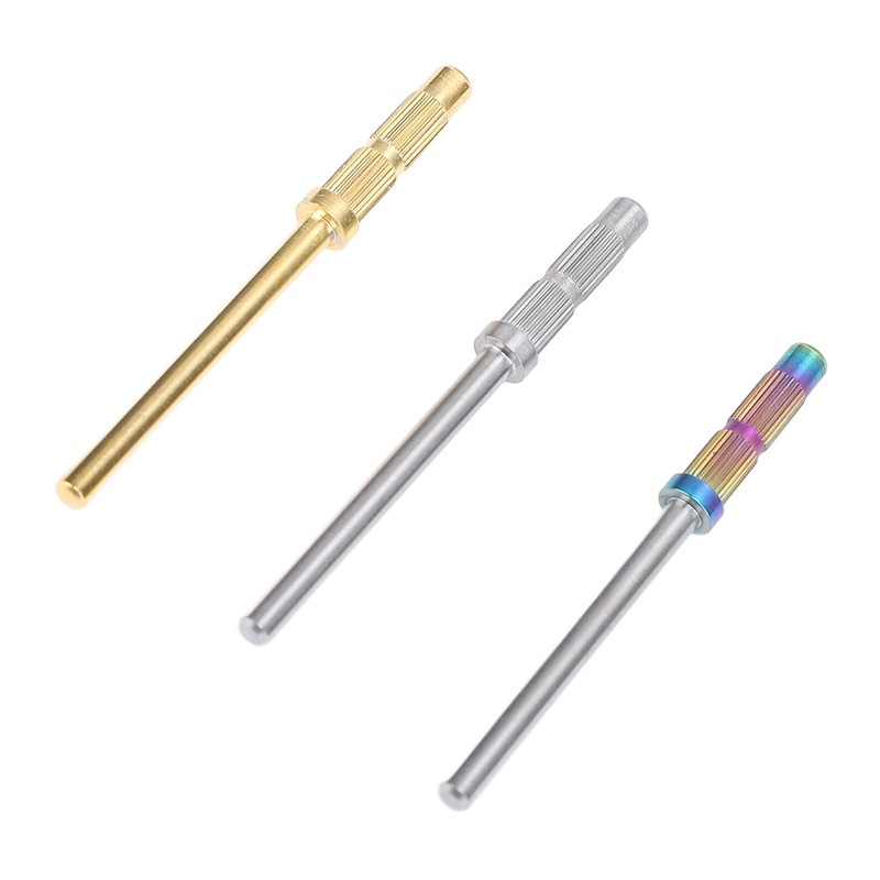 3pcs 3mm Nail Mandrel Stainless Steel Manicure Pedicure Mandrel Rods