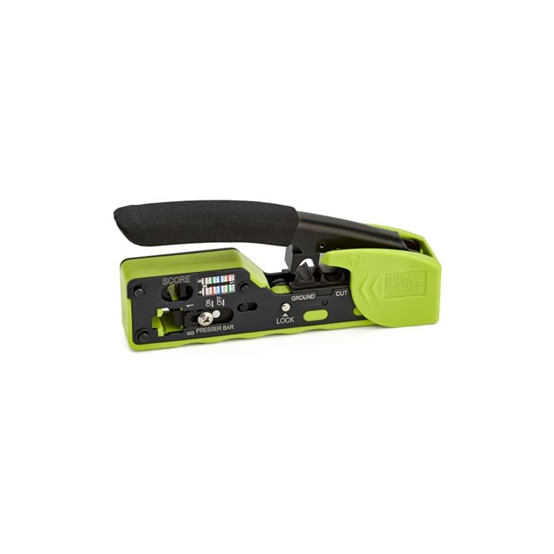 trueCABLE Crimp Tool for Pass Through RJ45 All-in-One Ethernet Tool: